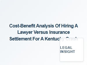 Kentucky Accident: Lawyer or Insurance Settlement?